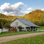White 4 rail fall colors, Fence Options for Large Acreage or Rural Properties