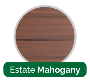 Timber Estate Mahogany Vinyl Fence Color