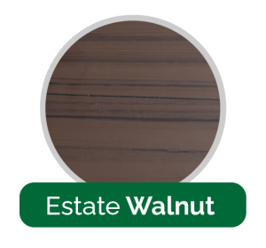 Timber Estate Walnut Vinyl Fence Color