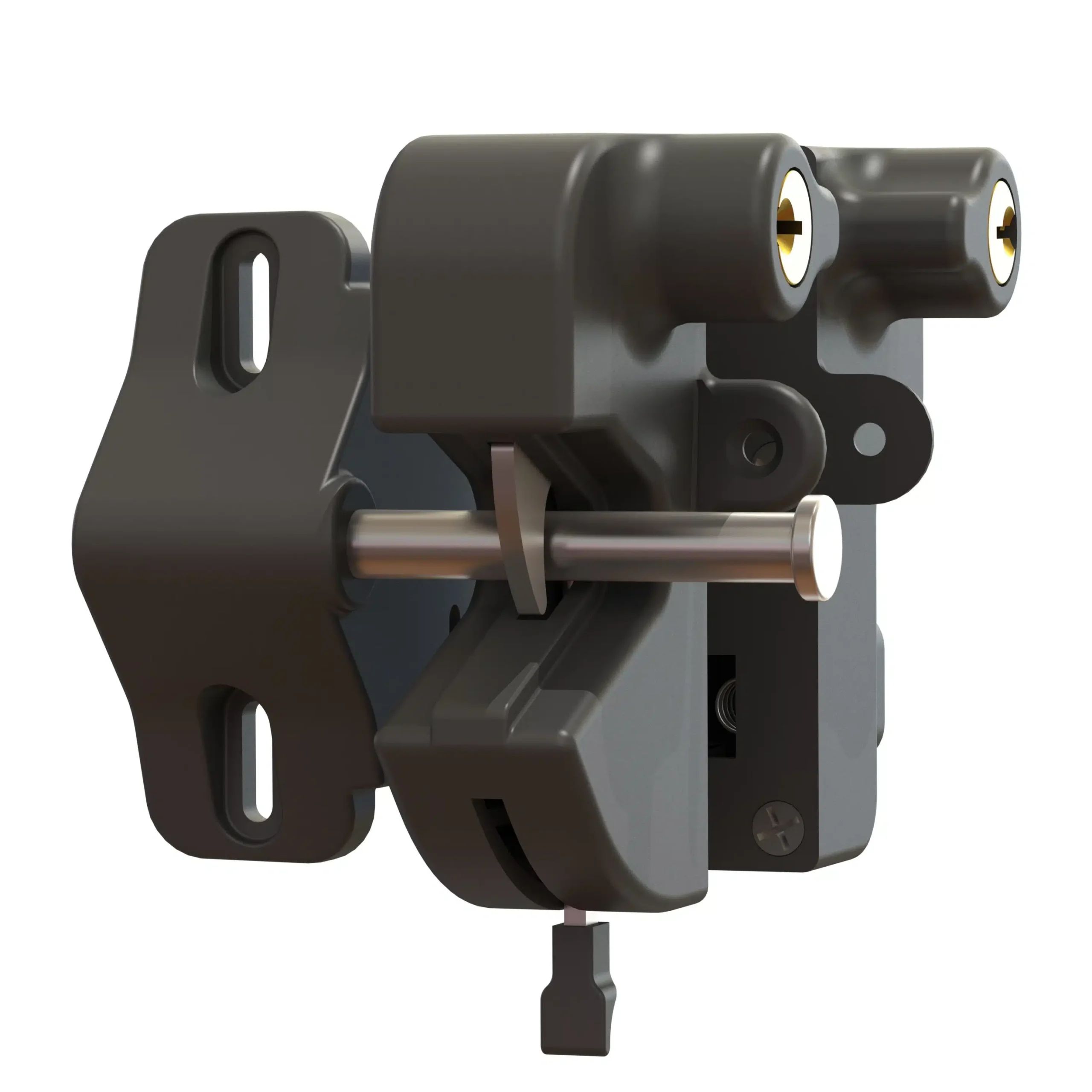 Traverse Key Lockable Latch